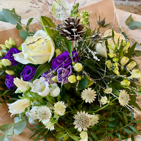 "Cool Christmassy" Eco hand tied