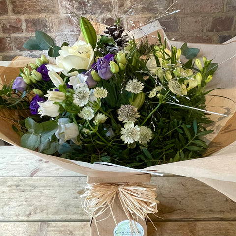 "Cool Christmassy" Eco hand tied