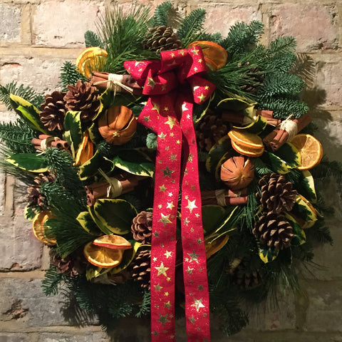 Standard or luxury door wreath