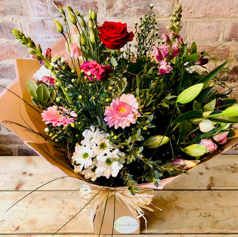 "Sweetheart" bouquet Eco box