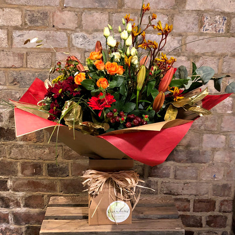 "Christmassy" Eco hand tied